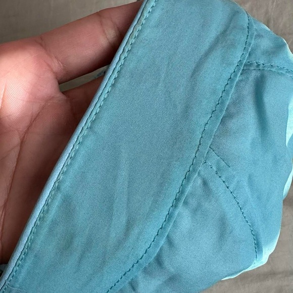 VINTAGE Y2K SEXY BABY BLUE LEATHER CAP BIKER HAT MOTO STYLE/Small - Picture 6 of 8